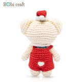 Thú bông len Bobicraft - Gấu Bobbie Nhí - Noel - Đồ chơi an toàn Quà tặng bé