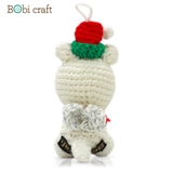 Thú bông len Bobicraft - Kangaroo treo Noel - Bộ Platinum - Đồ chơi an toàn Quà tặng bé