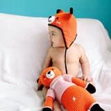 Quần áo trẻ em Bobicraft - Nón Cáo M - Cotton hữu cơ organic an toàn