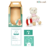 Thú bông len Bobicraft - Gấu Lizzie tinh nghịch - Đồ bơi - Đồ chơi an toàn Quà tặng bé