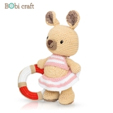 Thú bông len Bobicraft - Kangaroo Karo tinh nghịch - Đồ bơi - Đồ chơi an toàn Quà tặng bé
