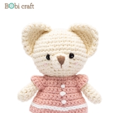Thú bông len Bobicraft - Gấu Lizze Nhí - Đồ chơi an toàn Quà tặng bé