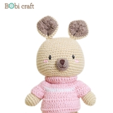 Thú bông len Bobicraft - Kangaroo Karo tinh nghịch - Đồ chơi an toàn Quà tặng bé