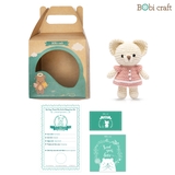 Thú bông len Bobicraft - Gấu Lizze Nhí - Đồ chơi an toàn Quà tặng bé