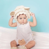 Quần áo trẻ em Bobicraft - Nón len sư tử Leo (L) - Cotton hữu cơ organic an toàn