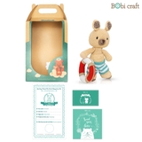 Thú bông len Bobicraft - Kangaroo Karu tinh nghịch - Đồ bơi - Đồ chơi an toàn Quà tặng bé