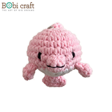 Thú bông len Bobicraft - Cá heo hồng Dolly - Đồ chơi an toàn Quà tặng bé