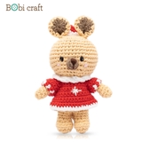 Thú bông len Bobicraft - Kangaroo Nhí - Noel - Đồ chơi an toàn Quà tặng bé