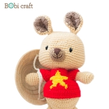 Thú bông len Bobicraft - Kangaroo Karu Việt Nam - Đồ chơi an toàn Quà tặng bé
