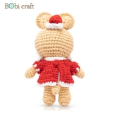 Thú bông len Bobicraft - Kangaroo Nhí - Noel - Đồ chơi an toàn Quà tặng bé
