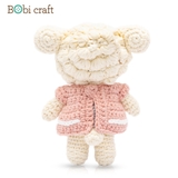 Thú bông len Bobicraft - Cừu Barbra Nhí - Đồ chơi an toàn Quà tặng bé