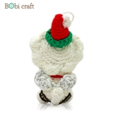 Thú bông len Bobicraft - Sử tử treo Noel - Bộ Platinum - Đồ chơi an toàn Quà tặng bé