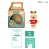 Thú bông len Bobicraft - Kangaroo Nhí - Noel - Đồ chơi an toàn Quà tặng bé
