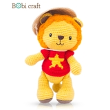 Thú bông len Bobicraft - Sư tử Leo Việt Nam - Đồ chơi an toàn Quà tặng bé