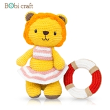 Thú bông len Bobicraft - Sư tử Ari tinh nghịch - Đồ bơi - Đồ chơi an toàn Quà tặng bé