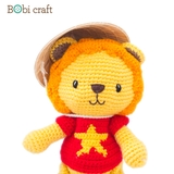 Thú bông len Bobicraft - Sư tử Leo Việt Nam - Đồ chơi an toàn Quà tặng bé