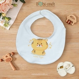 Quần áo trẻ em Bobicraft - Phụ kiện yếm ăn Little Tiger - Cotton hữu cơ organic an toàn