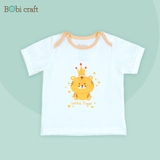 Quần áo trẻ em Bobicraft - Áo thun cổ tròn bé hổ - Cotton hữu cơ organic an toàn