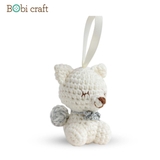 Thú bông len Bobicraft - Gấu treo - Bộ Platinum - Đồ chơi an toàn Quà tặng bé