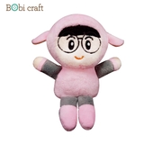 Thú bông len Bobicraft - Cừu Hồng Treo Cặp - Đồ chơi an toàn Quà tặng bé
