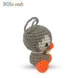 Thú bông len Bobicraft - Chim Cánh Cụt treo - Bộ màu - Đồ chơi an toàn Quà tặng bé