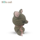 Thú bông len Bobicraft - Chuột treo - Bộ màu - Đồ chơi an toàn Quà tặng bé