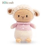 Thú bông len Bobicraft - Barbra âm nhạc - Đồ chơi an toàn Quà tặng bé