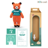 Thú bông len Bobicraft - Cáo Fennis mũm mĩm - Đồ chơi an toàn Quà tặng bé