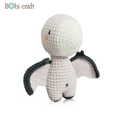 Thú bông len Bobicraft - Khủng long bay Pterano lục lạc - Đồ chơi an toàn Quà tặng bé