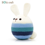 Thú bông len Bobicraft - Thỏ trứng phục sinh xanh (L) - Đồ chơi an toàn Quà tặng bé