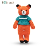 Thú bông len Bobicraft - Cáo Fennis mũm mĩm - Đồ chơi an toàn Quà tặng bé