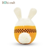 Thú bông len Bobicraft - Thỏ trứng phục sinh vàng (L) - Đồ chơi an toàn Quà tặng bé