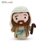 Thú bông len Bobicraft - Ngài Joseph - Đồ chơi an toàn Quà tặng bé