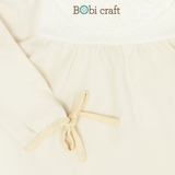 Quần áo trẻ em Bobicraft - Đầm đô bèo tay dài - Cotton hữu cơ organic an toàn