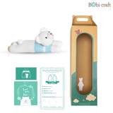 Thú bông len Bobicraft - Gấu Bobbie lười    - Đồ chơi an toàn Quà tặng bé