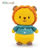 Thú bông len Bobicraft - Leo âm nhạc - Đồ chơi an toàn Quà tặng bé