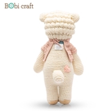 Thú bông len Bobicraft - Cừu Barbra mũm mĩm - Đồ chơi an toàn Quà tặng bé
