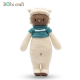 Thú bông len Bobicraft - Cừu Poppy mũm mĩm - Đồ chơi an toàn Quà tặng bé