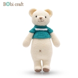 Thú bông len Bobicraft - Gấu Bobbie mũm mĩm - Đồ chơi an toàn Quà tặng bé