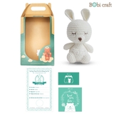 Thú bông len Bobicraft - Kangaroo con ngồi - bộ Platinum - Đồ chơi an toàn Quà tặng bé