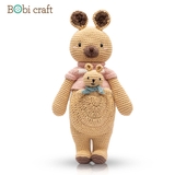 Thú bông len Bobicraft - Kangaroo Karo mũm mĩm - Đồ chơi an toàn Quà tặng bé