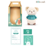 Thú bông len Bobicraft - Bobbie âm nhạc - Đồ chơi an toàn Quà tặng bé