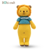 Thú bông len Bobicraft - Sư tử Leo mũm mĩm - Đồ chơi an toàn Quà tặng bé