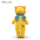 Thú bông len Bobicraft - Sư tử Leo mũm mĩm - Đồ chơi an toàn Quà tặng bé