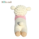 Thú bông len Bobicraft - Nàng cừu Barbra lười - Đồ chơi an toàn Quà tặng bé