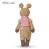 Thú bông len Bobicraft   - Kangaroo đứng L - Bộ màu - Đồ chơi an toàn Quà tặng bé