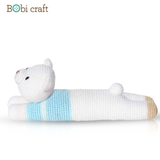 Thú bông len Bobicraft - Gấu Bobbie lười    - Đồ chơi an toàn Quà tặng bé