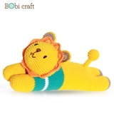 Thú bông len Bobicraft - Sư tử Leo lười - Đồ chơi an toàn Quà tặng bé