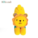Thú bông len Bobicraft - Sư tử Leo lười - Đồ chơi an toàn Quà tặng bé