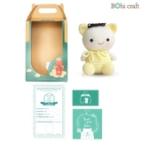 Thú bông len Bobicraft - Mèo mướp - Đồ chơi an toàn Quà tặng bé